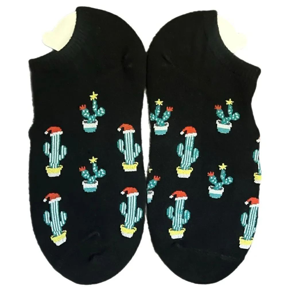Holiday 5-Pack No-Show Socks NWOT